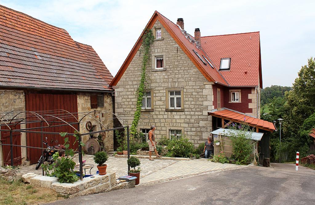 Ferienwohnungen Taubenschlag Creglingen Buitenkant foto